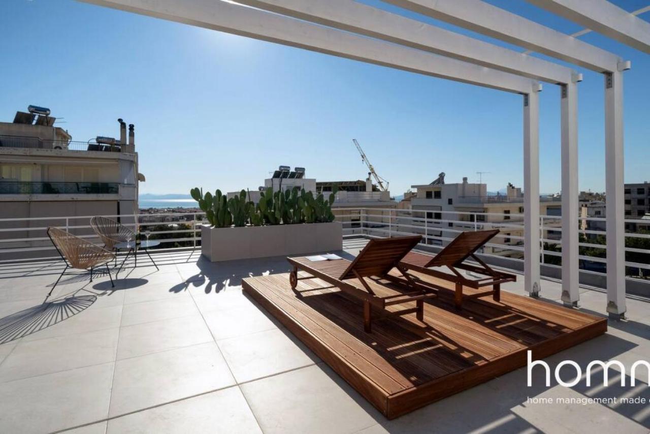 Апартаменти Brand New Homm Penthouse In Ano Glyfada, Dilou Афіни Екстер'єр фото