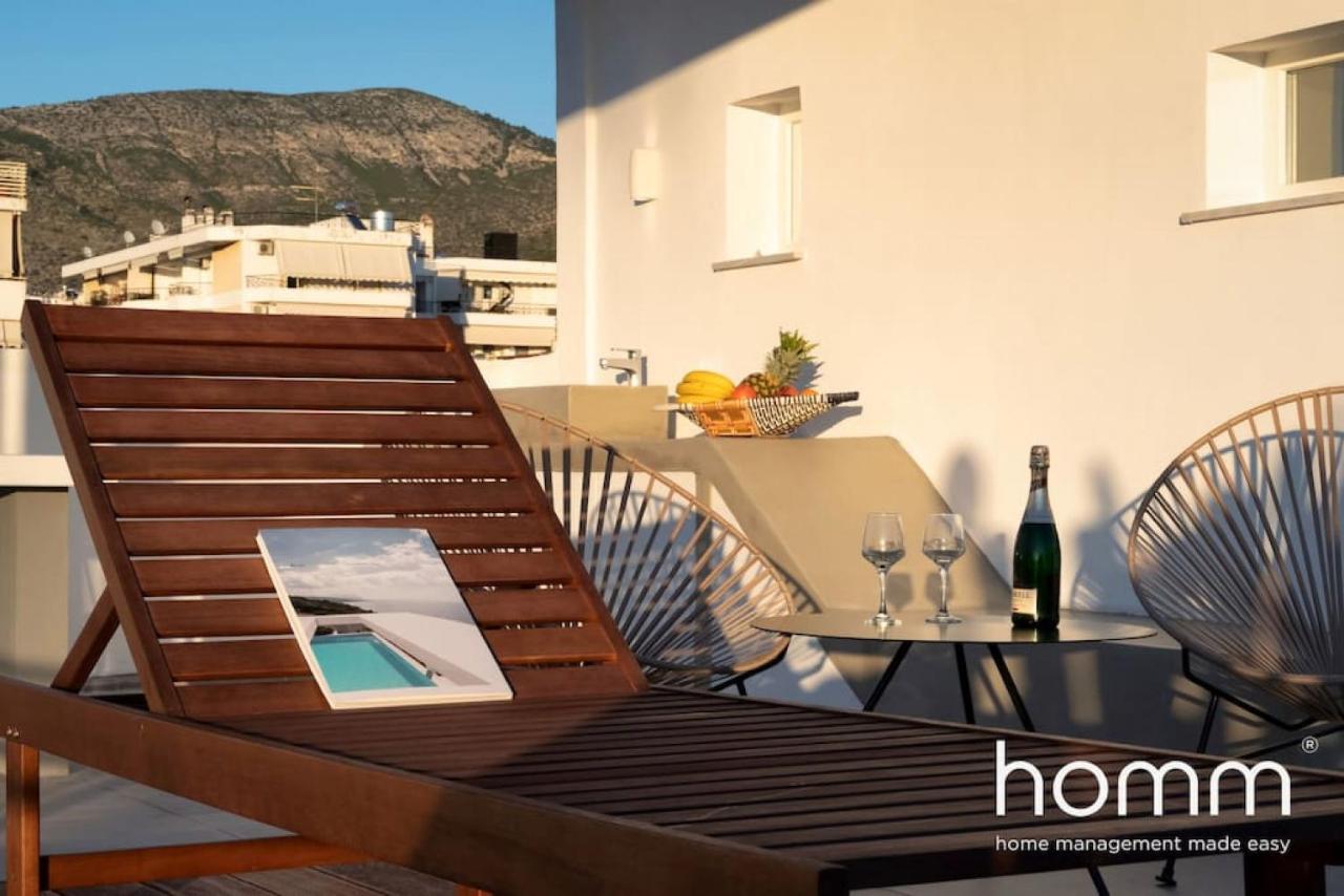 Апартаменти Brand New Homm Penthouse In Ano Glyfada, Dilou Афіни Екстер'єр фото