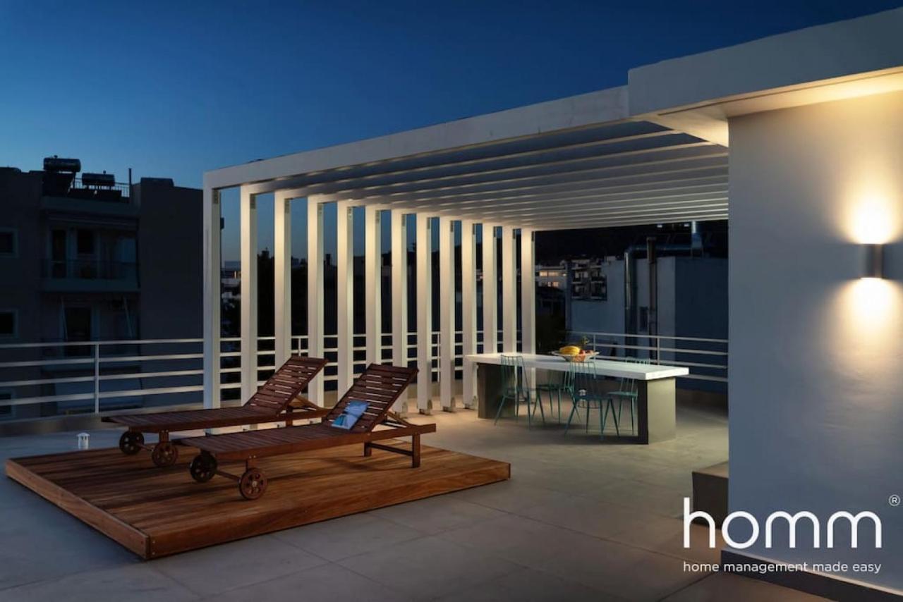 Апартаменти Brand New Homm Penthouse In Ano Glyfada, Dilou Афіни Екстер'єр фото