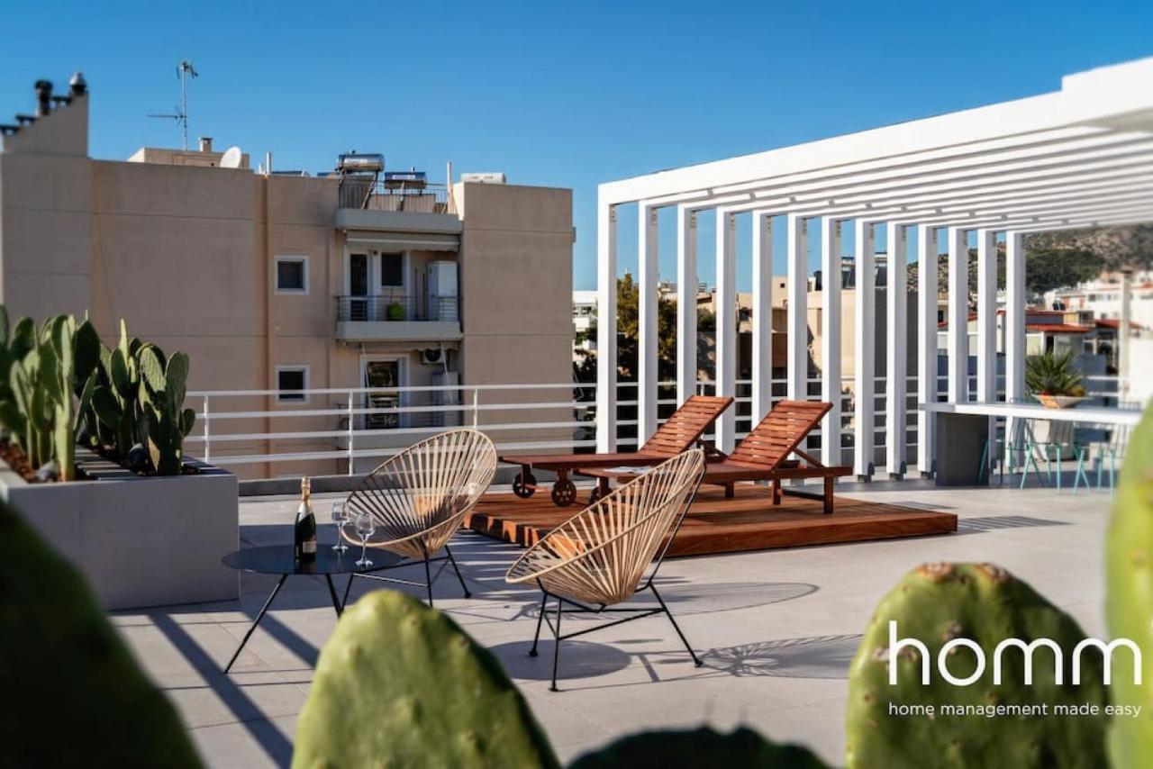 Апартаменти Brand New Homm Penthouse In Ano Glyfada, Dilou Афіни Екстер'єр фото