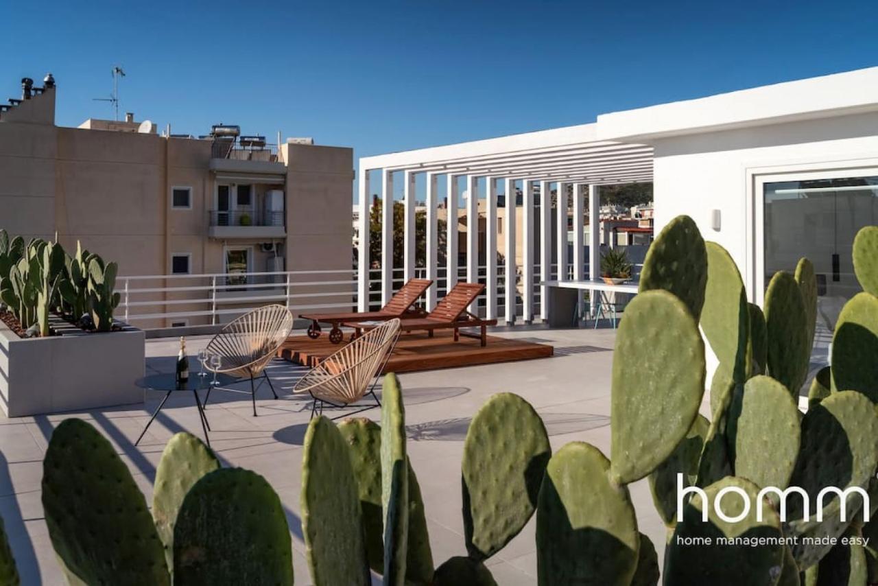 Апартаменти Brand New Homm Penthouse In Ano Glyfada, Dilou Афіни Екстер'єр фото